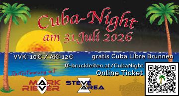 Tickets für Cuba Night 2026 am 31.07.2026 - Karten kaufen